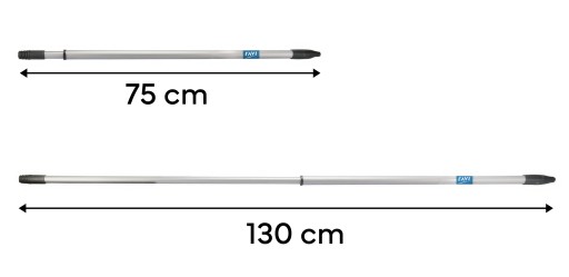 Teleskopická palica, skladacia palica