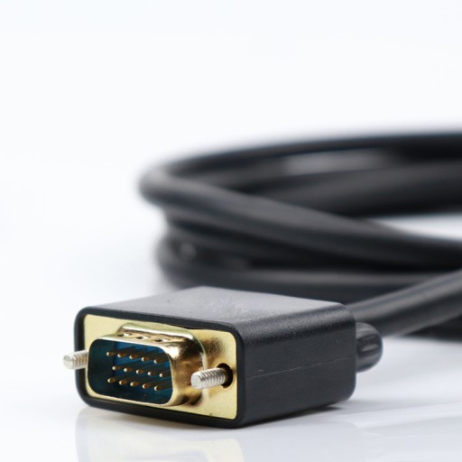 VGA ZLATÝ KÁBEL pre D-SUB FULL HD MONITOR, MEDENÝ 2M