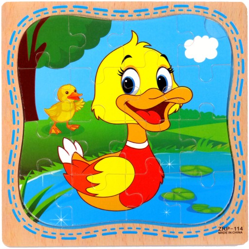 VZDELÁVACIE DREVENÉ PUZZLE skladačka PRE DETI