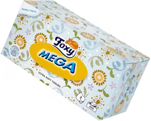 FOXY Mega Hygienické utierky 200 kusov 2w