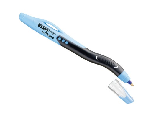 Modré ergonomické pero Maped Visio Pen 1mm pre ľavákov