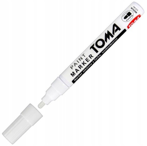 Olejový popisovač BIELY 2,5mm TO-440 TOMA