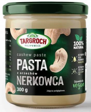 Maslo z kešu orieškov 300 g Targroch