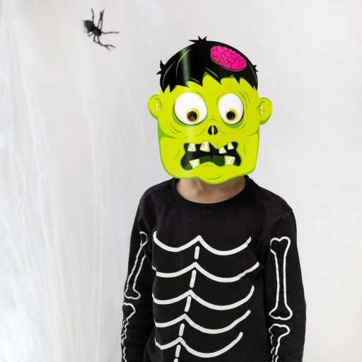 Halloween Monsters Papierové masky Monsters 6 kusov HAL-078