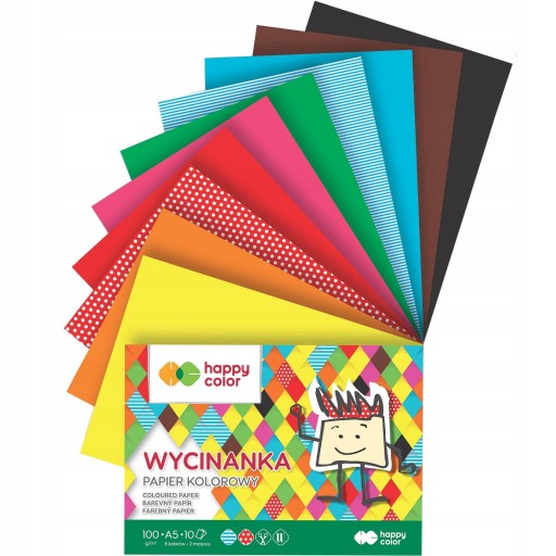 A5 Happy Color výrezový blok 100 g