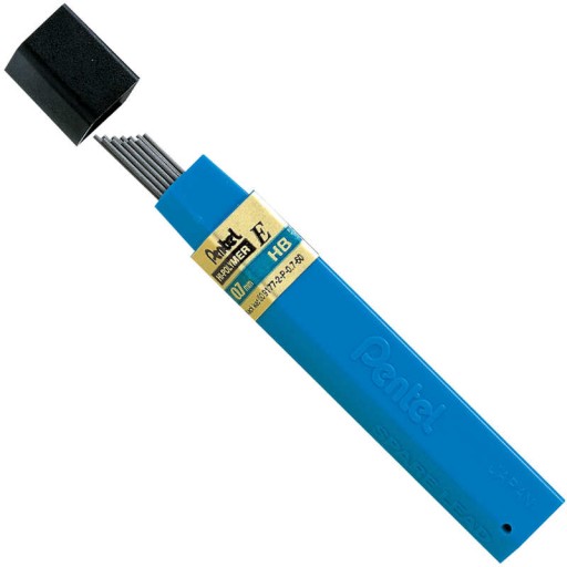 Pentelové grafity, 0,7 mm, HB, 12 grafitov
