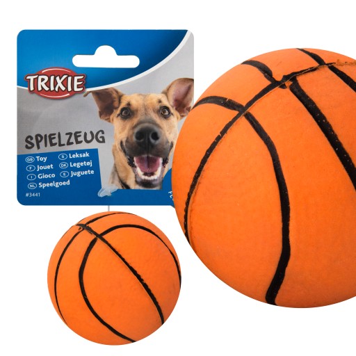 BASKETBALOVÁ HRAČKA PRE PSA GUMOVÉ HRUBÁKY