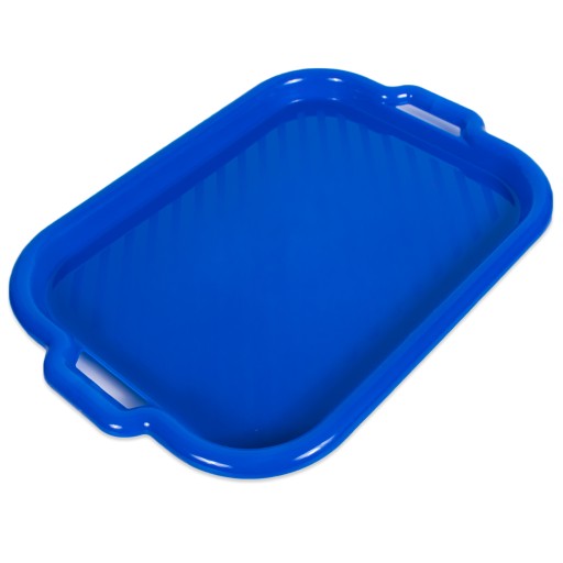 VEĽKÁ PEVNÁ BIELA PLASTOVÁ VANIČKA S RÚČKAMI