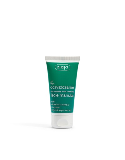 mikro-exfoliačný nočný krém - listy manuky