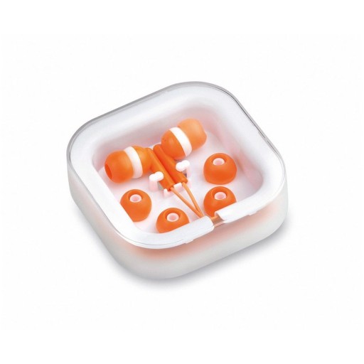 Slúchadlá do uší s 3,5 mm oranžovým jack konektorom