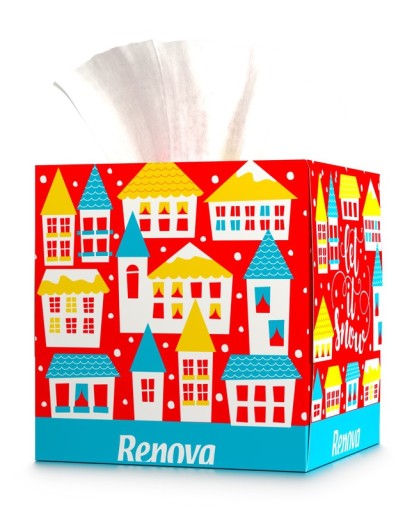 Renova Houses obrúsky na tvár 50 ks