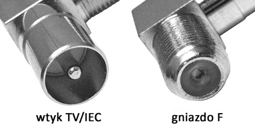 Anténny adaptér TV/wt-F/gn uhlový 75Ohm HQ