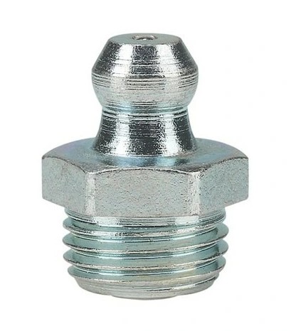 Priama maznica DIN 71412 A M10x1, pozinkovaná, 10 ks