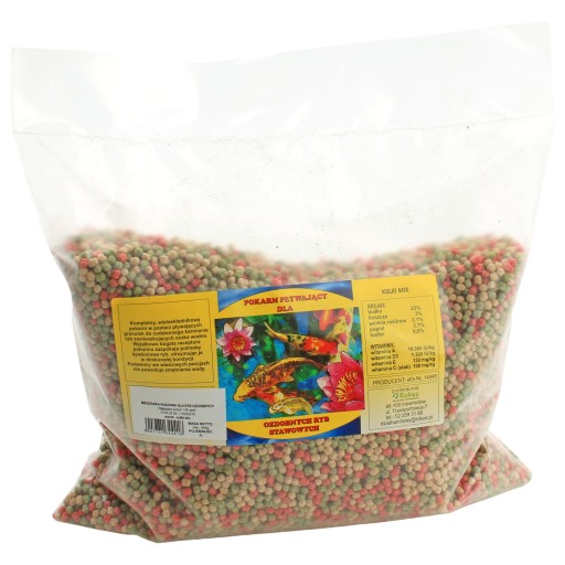 Krmivo pre jazierkové ryby KOI Balls Mix, 3L vrece