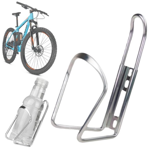 KOŠÍK NA BICYKLE, HLINÍKOVÝ DRŽIAK NA FĽAŠU