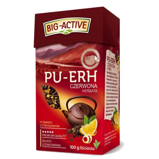 Big-Active Pu-erh Lemon 100g voľný list