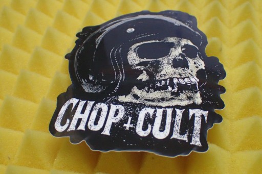 CHOP CULT CHOPPER NÁLEPKA HARLEY 9,9 x 9,6 cm