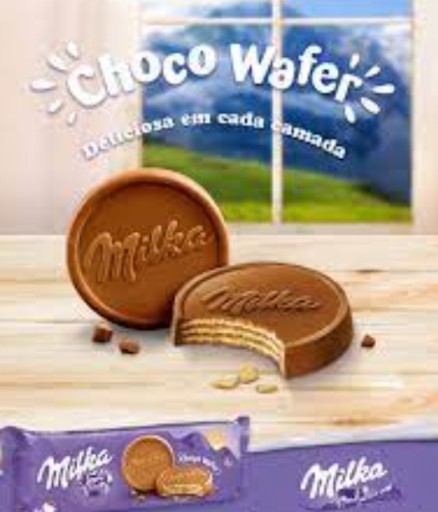Milka Choco wafle so smotanovou mliečnou čokoládou oblátková tyčinka 1 ks plnená