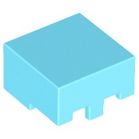 Stredná azúrová prilba LEGO Minecraft 19730