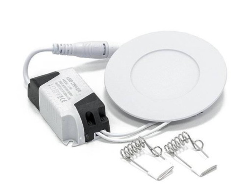 Lampa SLIM LED 6W závesné stropné svietidlo studená farba 6500K ECO
