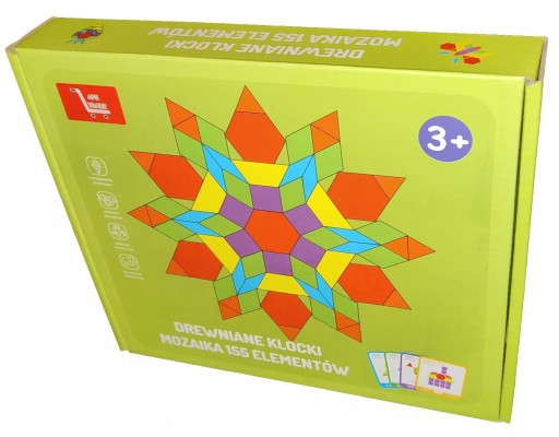 DREVENÉ BLOKY MONTESSORI PUZZLE 155 kusov