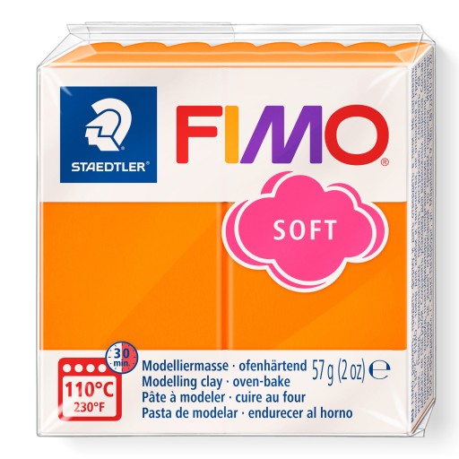 Staedtler Fimo Soft PLASTOVÁ PASTA ORANŽOVÁ 57g 8020-42