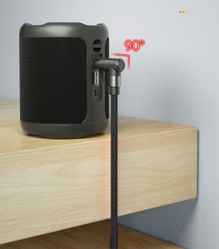 Uhlový AUX AUDIO MINI JACK Kábel 3,5 mm Stereo 1,5 m