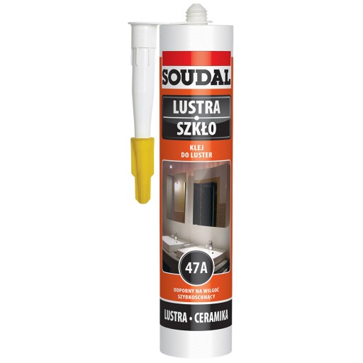 LEPIDLO NA ZRKADLO 47A VODEODOLNÉ SOUDAL 280 ml