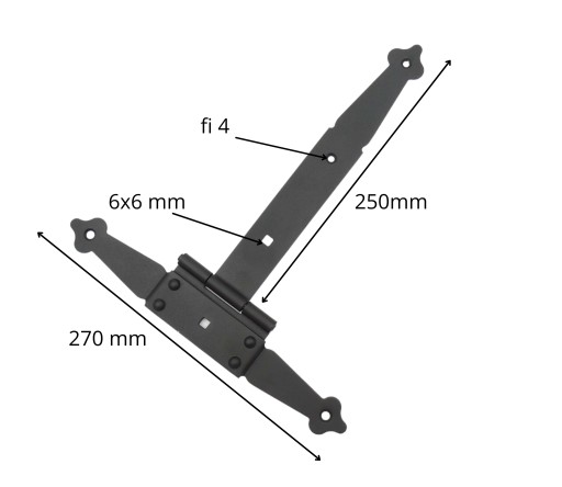 SILNÝ ALTÉNOVÝ PÁN DVERÍ 250 mm