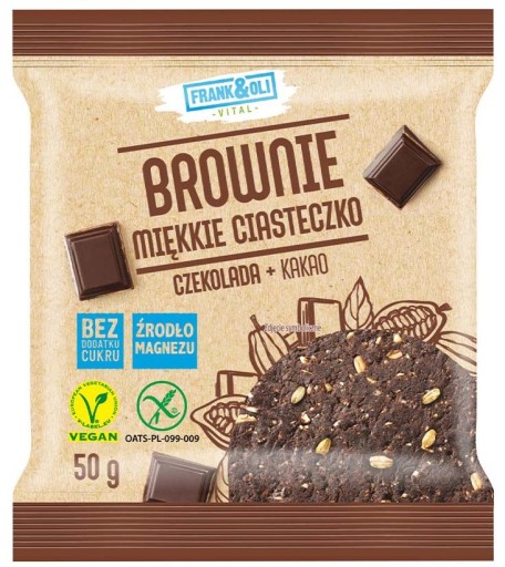 BROWNIE MÄKKÁ COOKIE ČOKOLÁDA + KAKAKO 50G