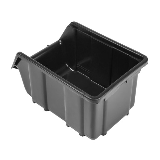 Organizér kontajnerov na odpadky čierny 245x160x126