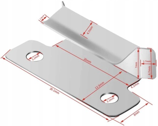 SADA 4x SVORKY NA STOL ZRKADLO SKLO - ENDER 3 5 V2