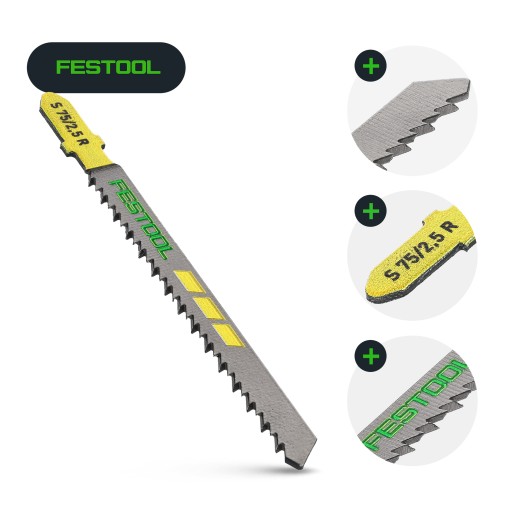 Festool DREVO JEMNÝ REZ S 75/2,5 R 204259 Čepeľ do priamočiarej píly na drevo