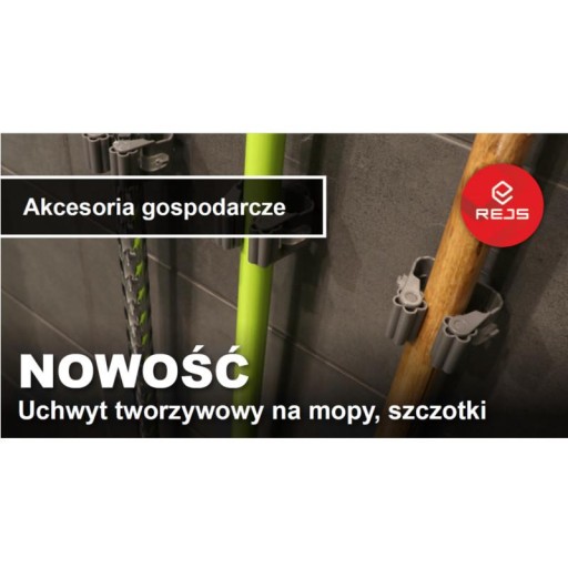 Držiak na vešiak kefy na mop REJS HOUSE MASTER