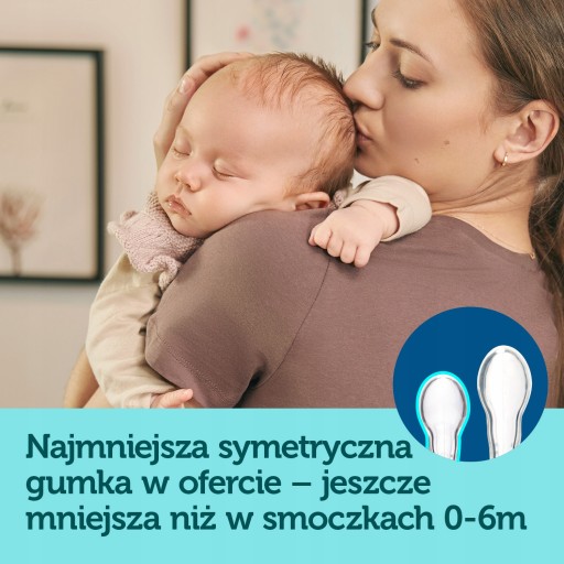 CANPOL cumlík SYMETRICKÝ SILIKÓN MINI 0-2M 2KS