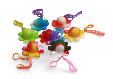 POPPIT OCTOPUSSAGE ANTISTRESOVÝ KĽÚČENKA E1212 EMAJ
