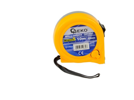 Zvinovacia páska 10mx25mm s magnetom GEKO G01450