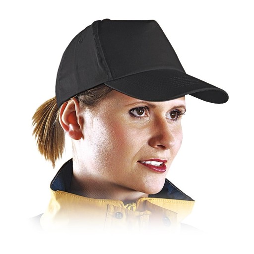 Nastaviteľná golfová čiapka Unisex Mnoho farieb ČIERNA