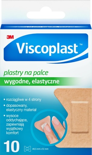 VISKOPLAST NA PRSTY 44,5X51mm - 10 ks