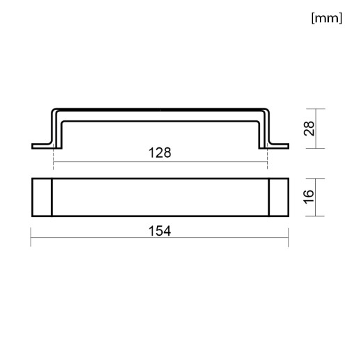 ÚCHYTKA NÁBYTKU KUCHYŇSKÁ SKRIŇKA ÚCHYTKA ZÁSUVKA ÚCHYTKA ČIERNA 128MM