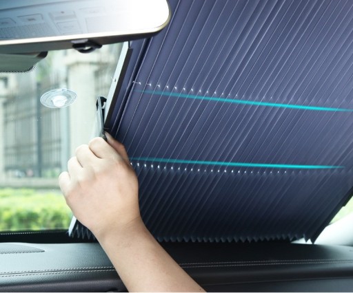 SLNEČNÁ ŽALÚZIE AUTOŽALÚZIE AUTOSLNEČNÁ ŠTÍNKA 46cm