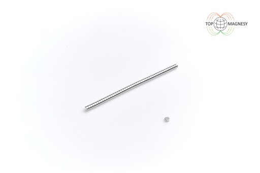 Neodymový cylindrický magnet MW 3x1,5 N38 50 ks