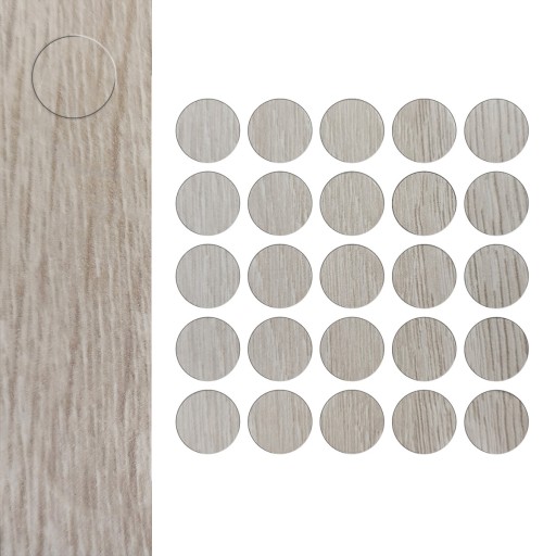 WILTON WHITE DUB koncovky Samolepiace fi14, 25 ks