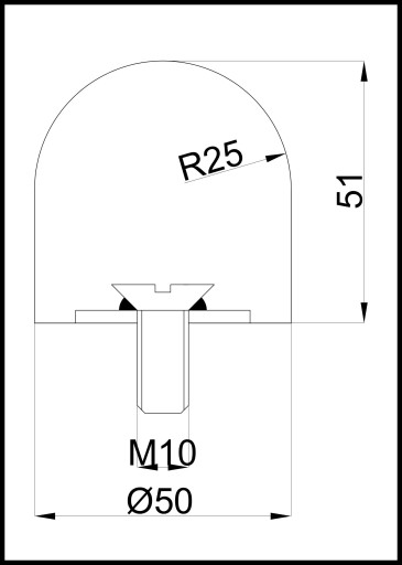 Vibroizolátor/nárazník nárazník/nárazník/noha PU M10