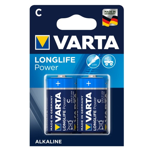 Batéria Varta Longlife Power C, LR14 - 2 ks.