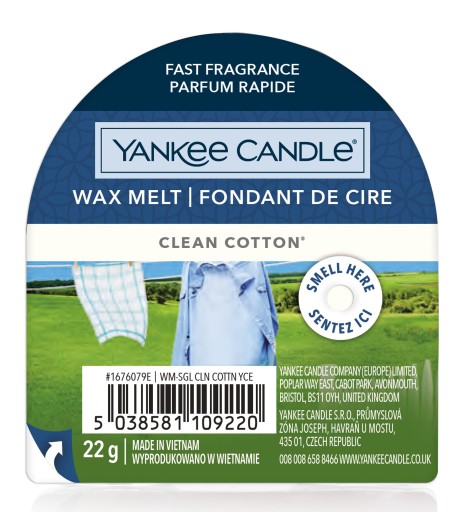 Yankee Candle Clean Cotton Wax