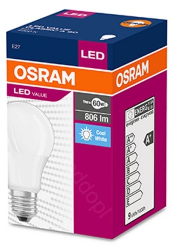 E27 LED ŽIAROVKA 8,5W OSRAM 4000K NATURAL 806lm