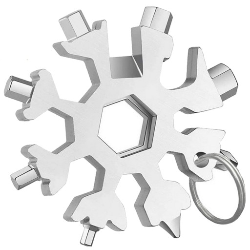 MULTIFUNKČNÝ KĽÚČ SNEHULIENKA 18v1 GADGET KEYRING