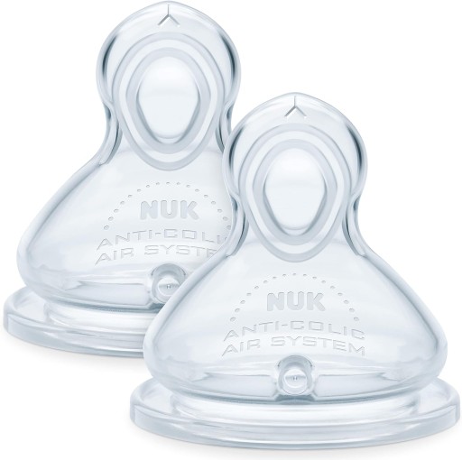 Cumlík na fľašu NUK FC+ Flow Control 2 ks 6m+