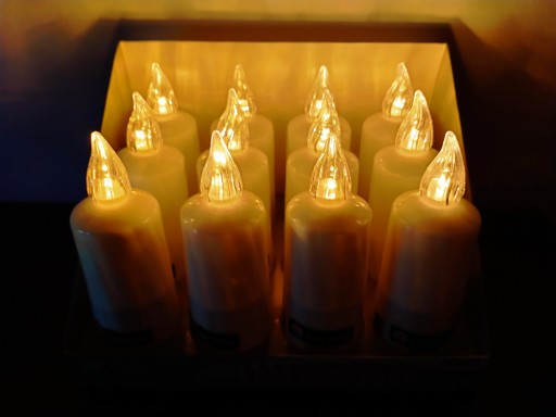 VEĽKÁ LED VLOŽKA S BATÉRIAMI R6 PRE GRANK GRATEN 16CM BIELA VYSOKÁ VODODOLNOSŤ